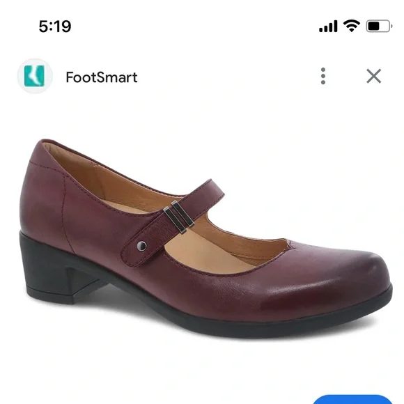 Worn twice 36-6.5 Dansko Callista Mary Jane Arch Support adjustabale Strap - Picture 12 of 13